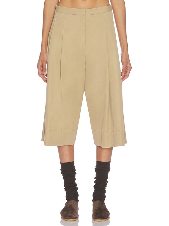 The Row Kalyan Short in Sand | FWRD The Row Kalyan Short in Sand | FWRD
