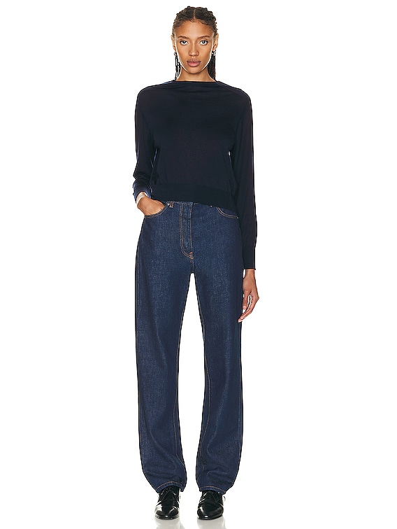 【関税込み】The Row インディゴ Borjis ジーンズ The Row Borjis Jeans | italist