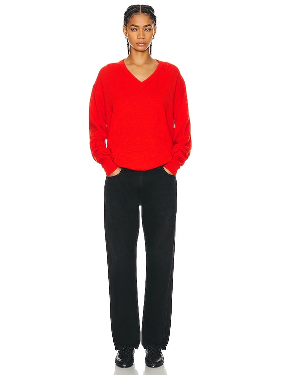 【The Row】 Ryley high-riseストレートジーンズ Ryley high-rise straight jeans in black - The Row | Mytheresa