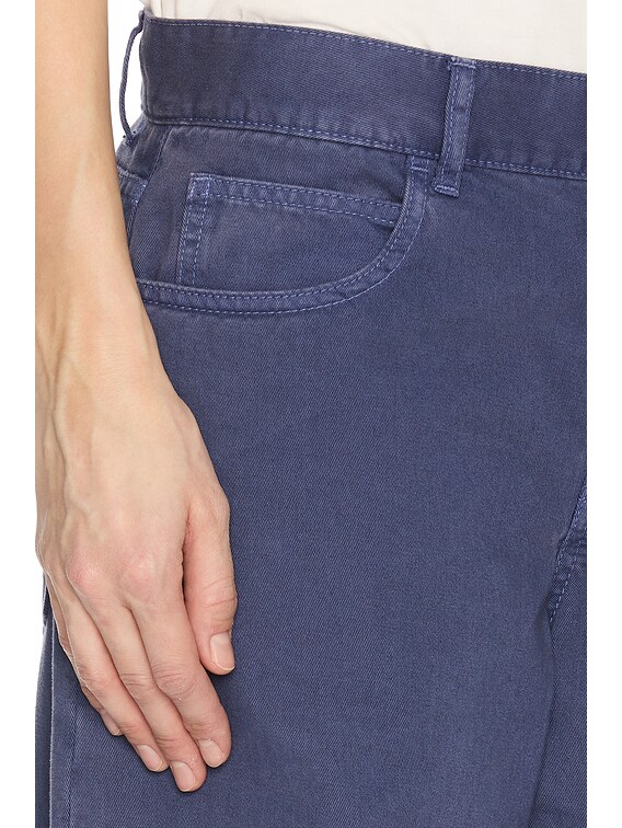 The Row Eglitta Wide Leg Jeans in Purple Blue | FWRD