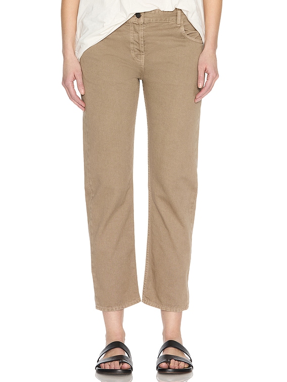 （New）The Row Riaco スリム レッグデニム The Row Riaco Slim Leg Jeans in Taupe | FWRD