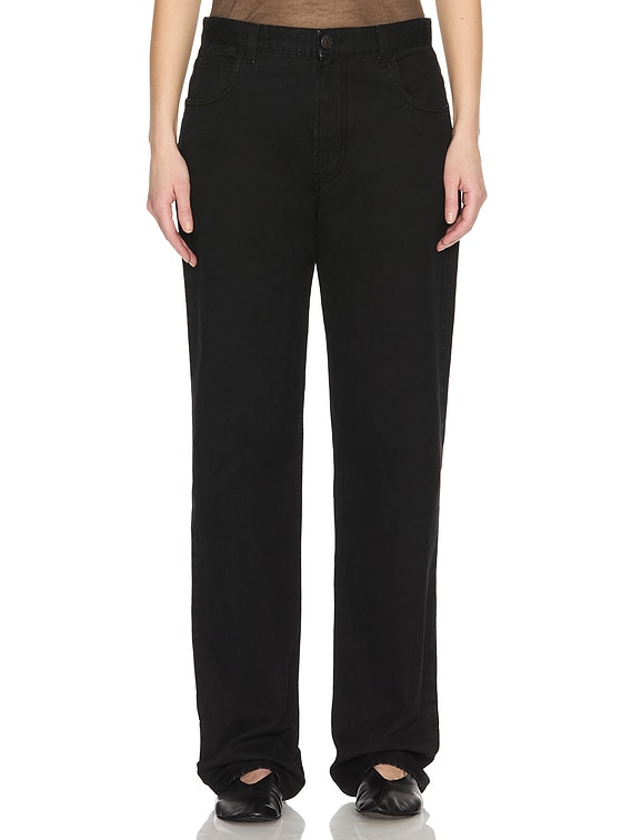 The Row Landais Jean in Black | FWRD