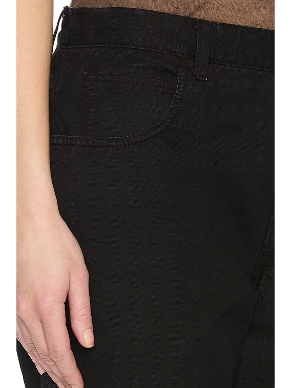 デニム・ジーパン THE ROW BLACK LANDAIS JEANS Landais Jean Black in Cotton – The Row