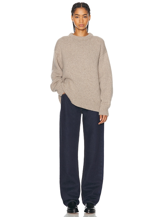 The Row Himus Sweater in Taupe | FWRD