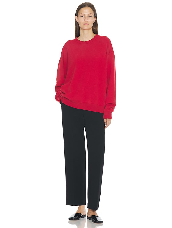 The Row Leora Top in Red | FWRD