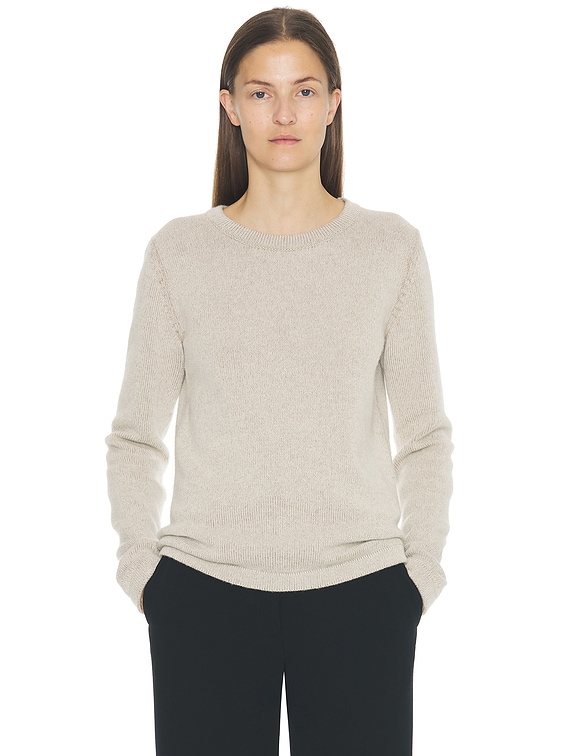 The Row Lyse Top in Ecru & Beige | FWRD
