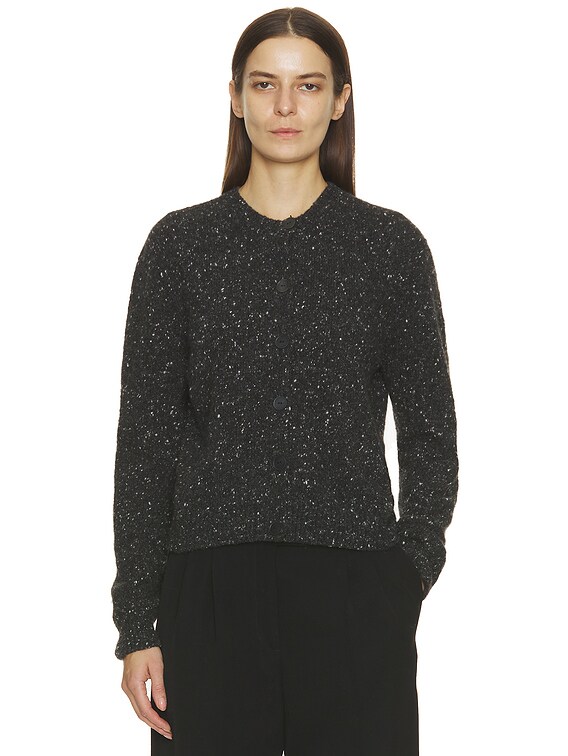 The Row Mauino Cardigan in Charcoal Melange | FWRD