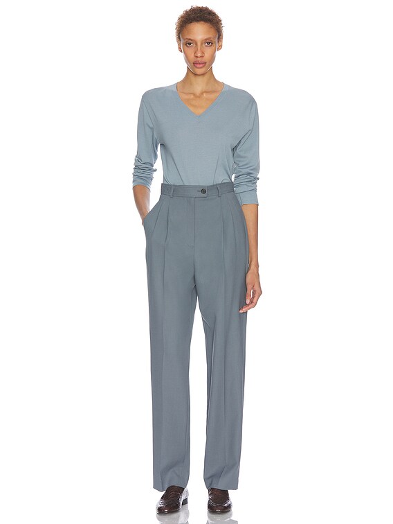 The Row Naius Top in Azure Grey | FWRD