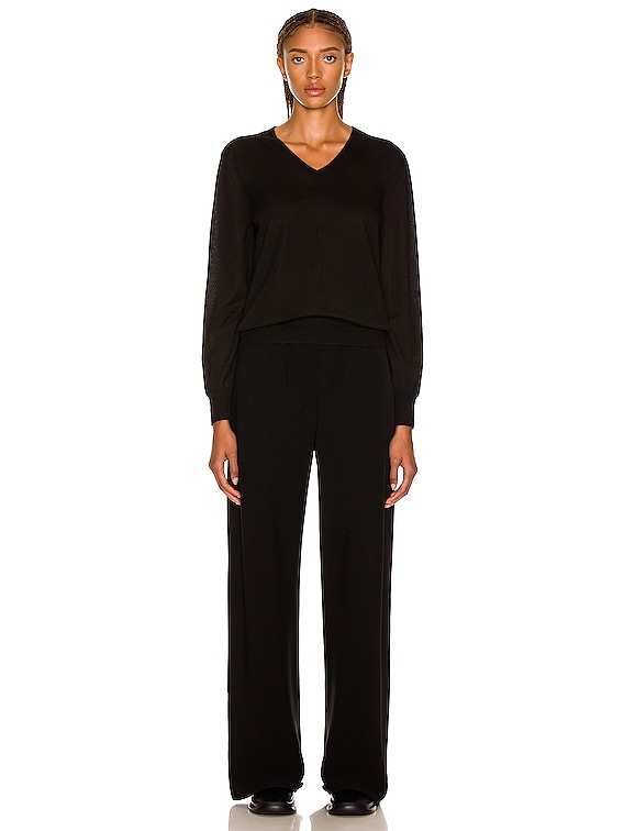 The Row Stockwell Sweater in Black | FWRD