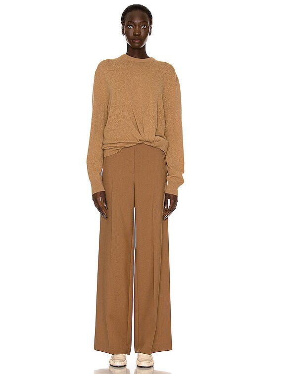 The Row Melino Sweater in Camel | FWRD