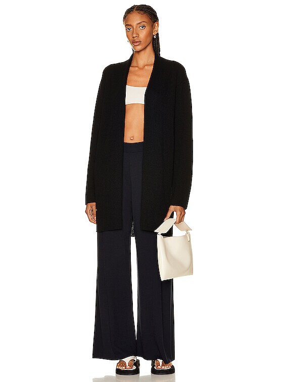 ザロウ THE ROW FULHAM CARDIGAN カシミヤカーディガン ニット ロング 長袖 S ブラック /ES ■OS メンズ The Row Fulham Cardigan in Black | FWRD