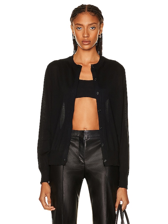 The row hot sale black cardigan