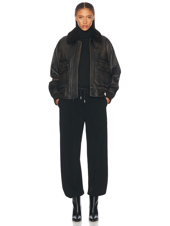 The Row Adonis Jacket in Black | FWRD