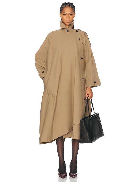 RIM.ARK Relax loose gown coat ブラウン rim.ark relax shirt gown ブラウン 【公式通販】