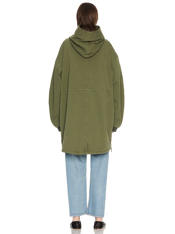 ブルゾン 25ss THE ROW Kemet cotton parka 956W3954KKG Kemet Jacket Green in Cotton – The Row