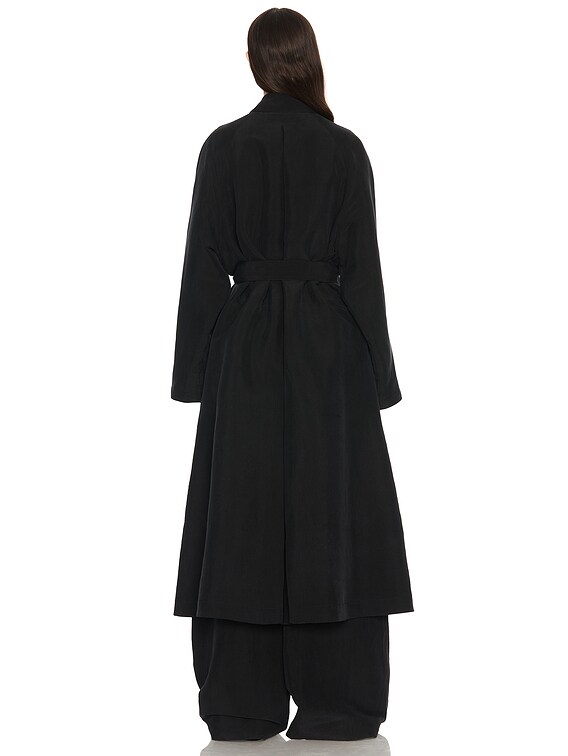 The Row Ryo Coat in Black | FWRD