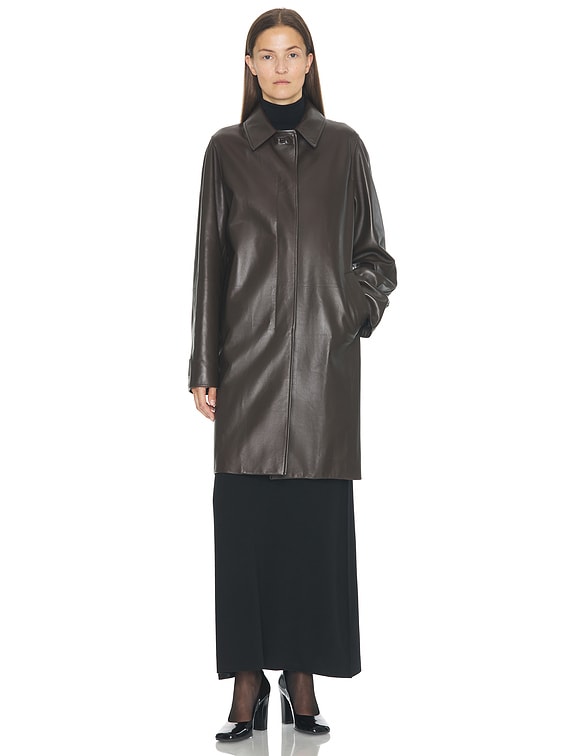 The Row Gracia Coat in Brown | FWRD