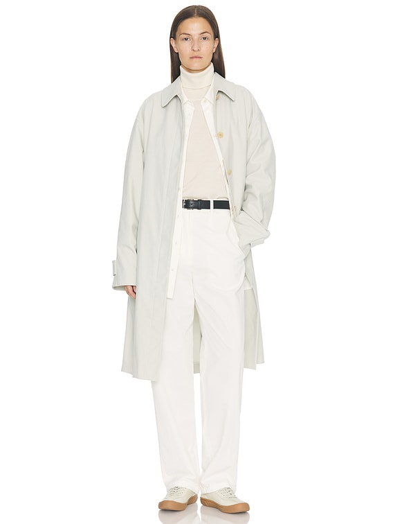 The Row Pluma Coat in Snow | FWRD