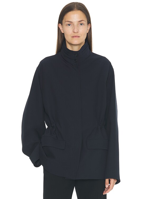 The Row Tanera Jacket in Navy | FWRD