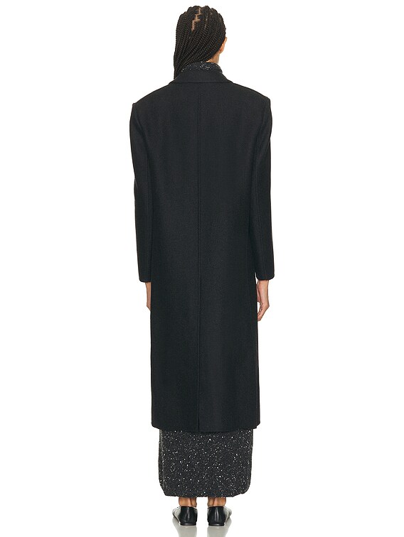 chiroru！TODAYFUL Wool Over Coat The Row Hariet Coat in Dark Charcoal | FWRD
