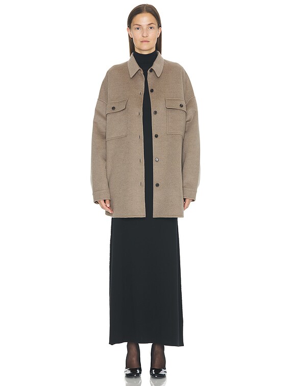 The Row Kaida Jacket in Beige Grey | FWRD