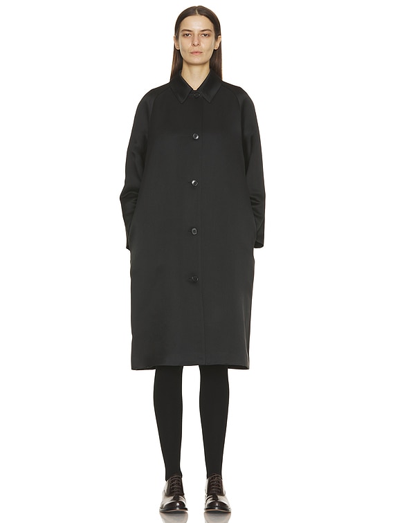 ウォーマトロン The Row Ema Coat in Black | FWRD