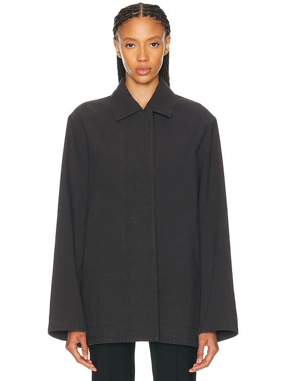 The Row Baeza Jacket in Faded Black | FWRD