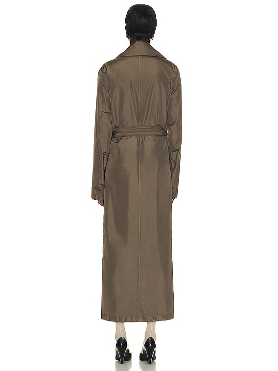 The Row Cadel Coat in Moss Green | FWRD