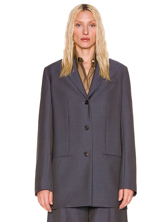 The Row Dalia Jacket in Concrete | FWRD