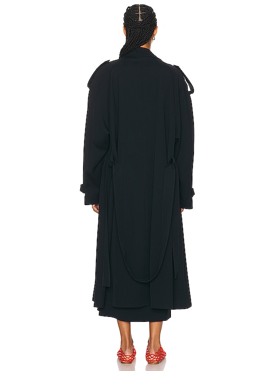 The Row Denver Coat in Navy | FWRD