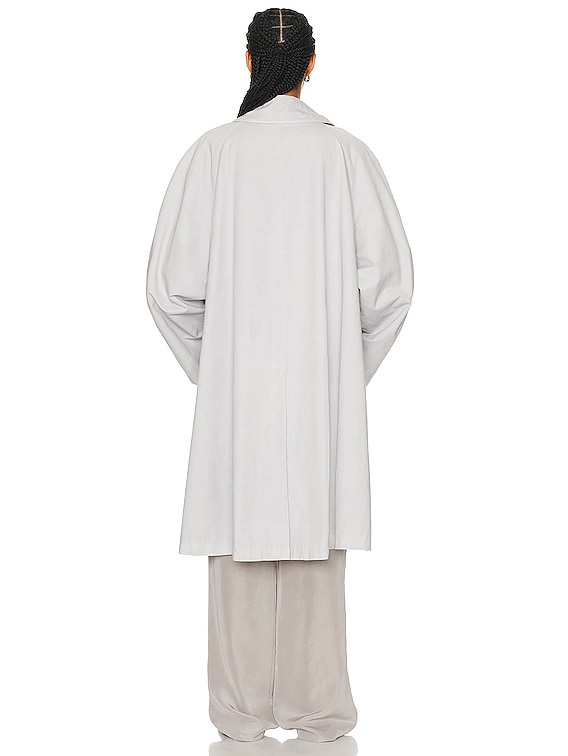 The Row Garth Coat in LIGHT GREY | FWRD