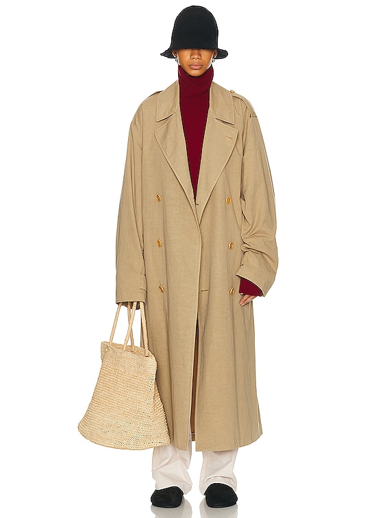 The Row Montrose Coat in Beige | FWRD