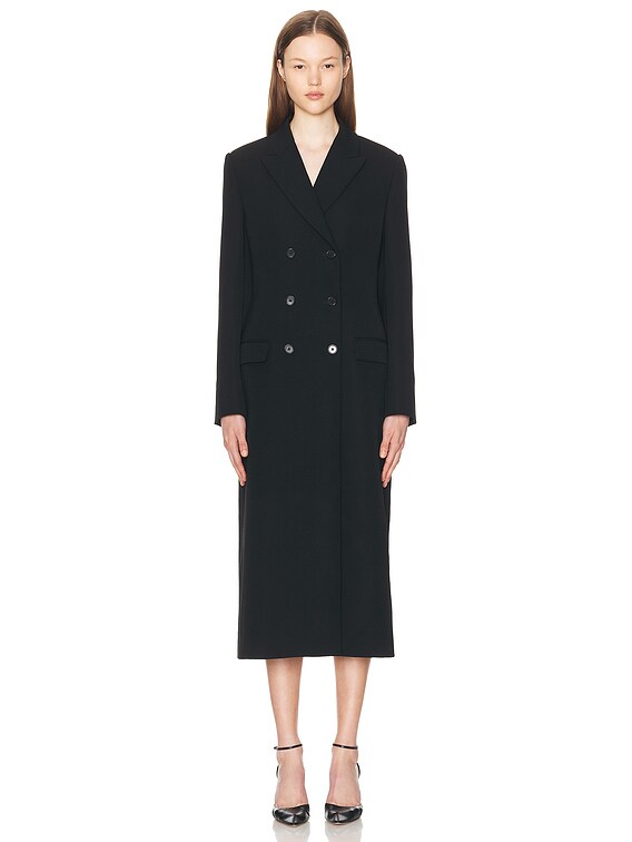 The Row Woody Coat in Black | FWRD