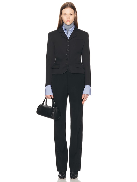 The Row Jesse Pant in Black | FWRD