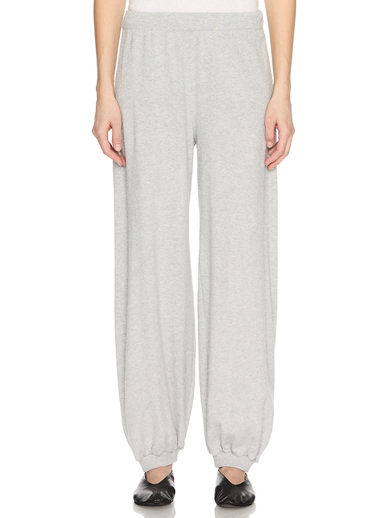 パンツ [The Row] Kismo Pants in Cotton The Row Kismo Pants in Grey Melange | FWRD