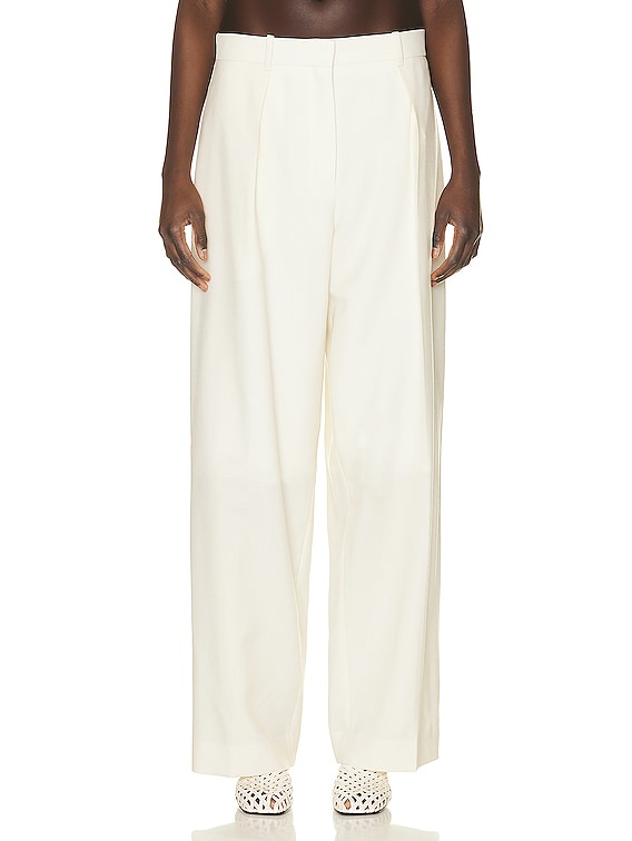 The Row Marce Pant in Ivory FWRD