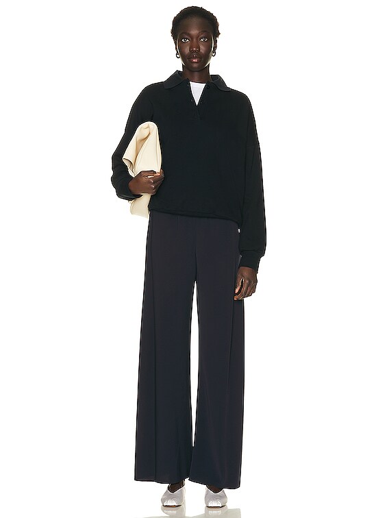 The Row Navy Eglitta Trousers