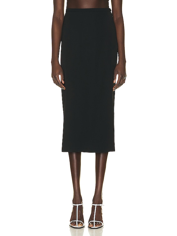 The Row Matias Skirt in Black FWRD