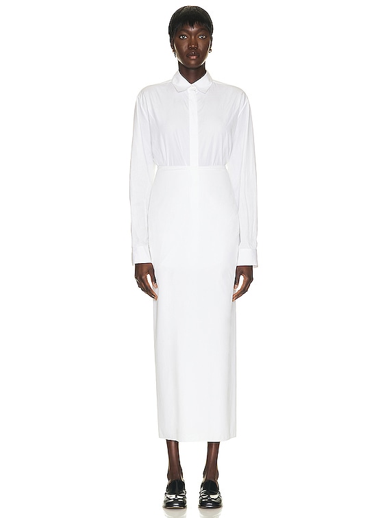 The Row Ryon Skirt in White | FWRD