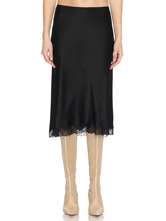 The Row Irene Skirt in Black | FWRD