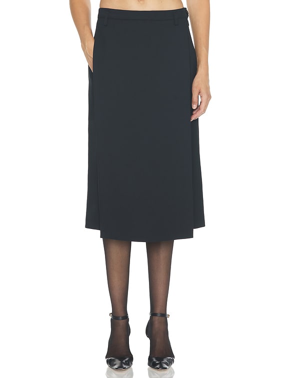 The Row Azarion Skirt in Black | FWRD