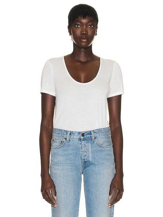 The Row Stilton Top in White | FWRD