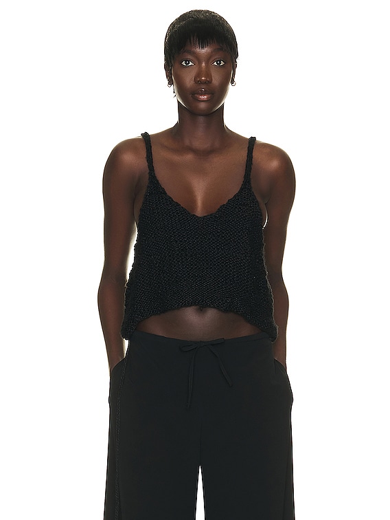 The Row Jilie Top in Black | FWRD