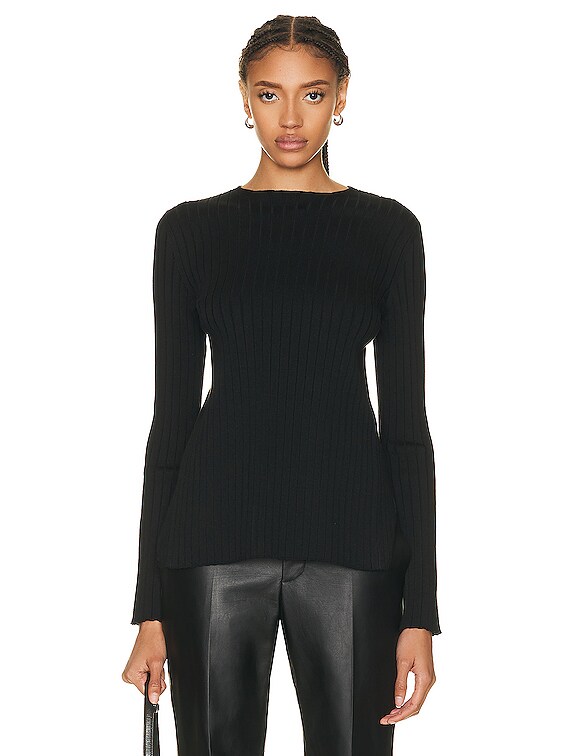 The Row Ash Top in Black | FWRD