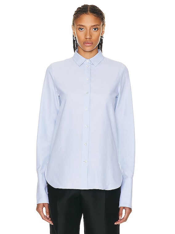 The Row Metis Shirt in Sky Blue FWRD