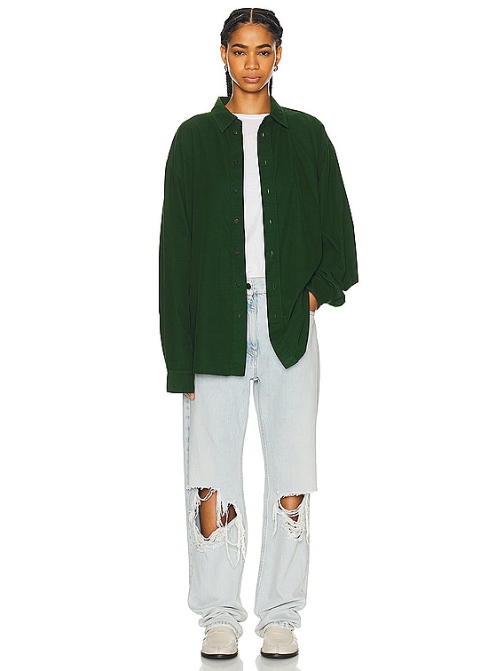 The Row Penna Shirt in Pine Green | FWRD