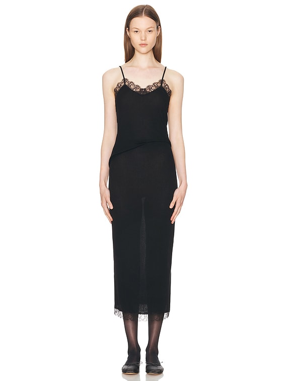 The Row Ikee Tank in Black | FWRD