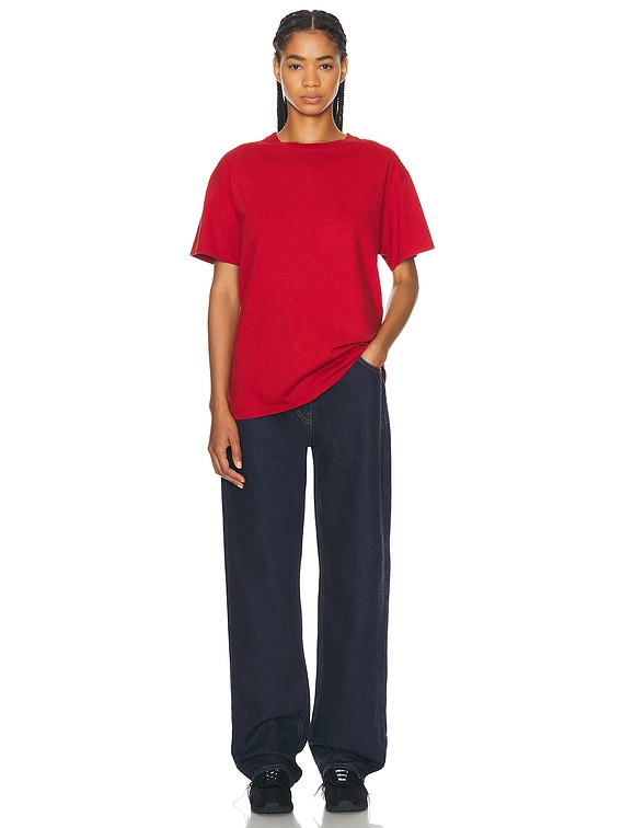 The Row Ash Top in Red | FWRD