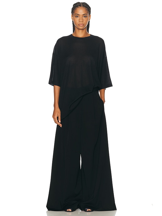 The Row Graig Top in Black | FWRD