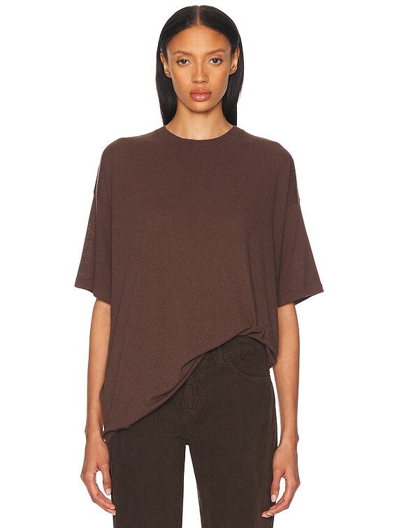 The Row Jockton Top in Chocolate | FWRD